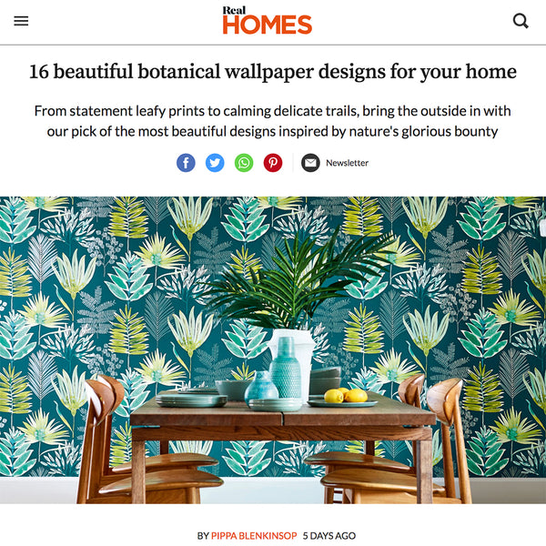 16 beautiful botanical wallpaper designs for your home!