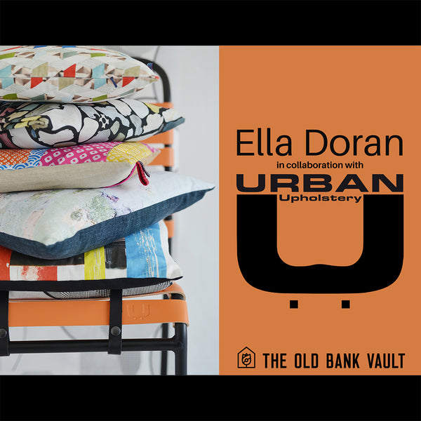 Make your own cushion with celebrated designer Ella Doran & Urban Upholstery using Ella's signature printed fabrics.