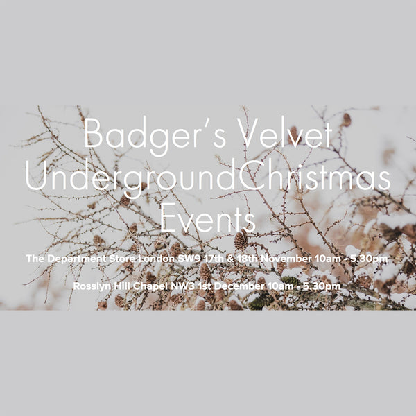 Badger's Velvet Underground At The Department Store 17th & 18th November