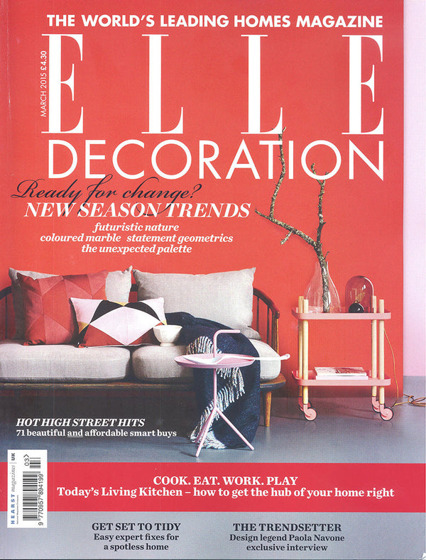 Corrugated Chic features in Elle Decoration