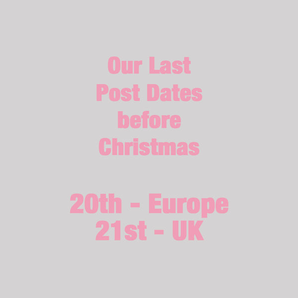 Last post dates before Christmas