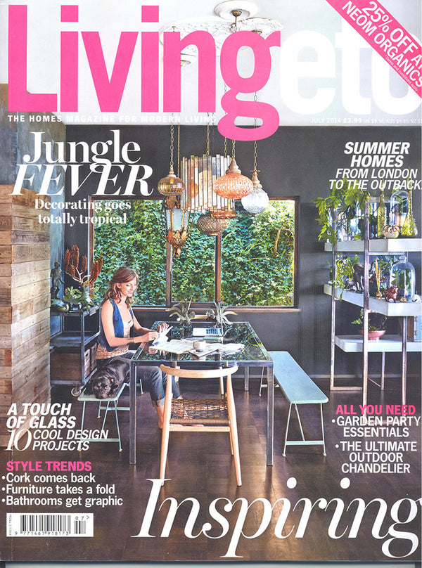Geo Carved features in Living Etc. July issue